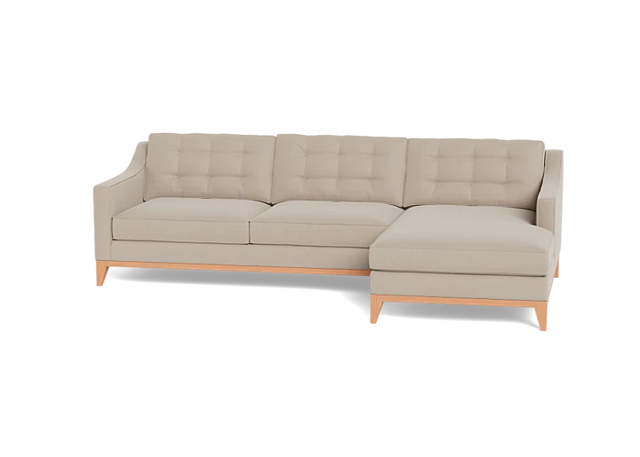 Lawson Refined Mid-Century Sofa Chaise – Perch Furniture